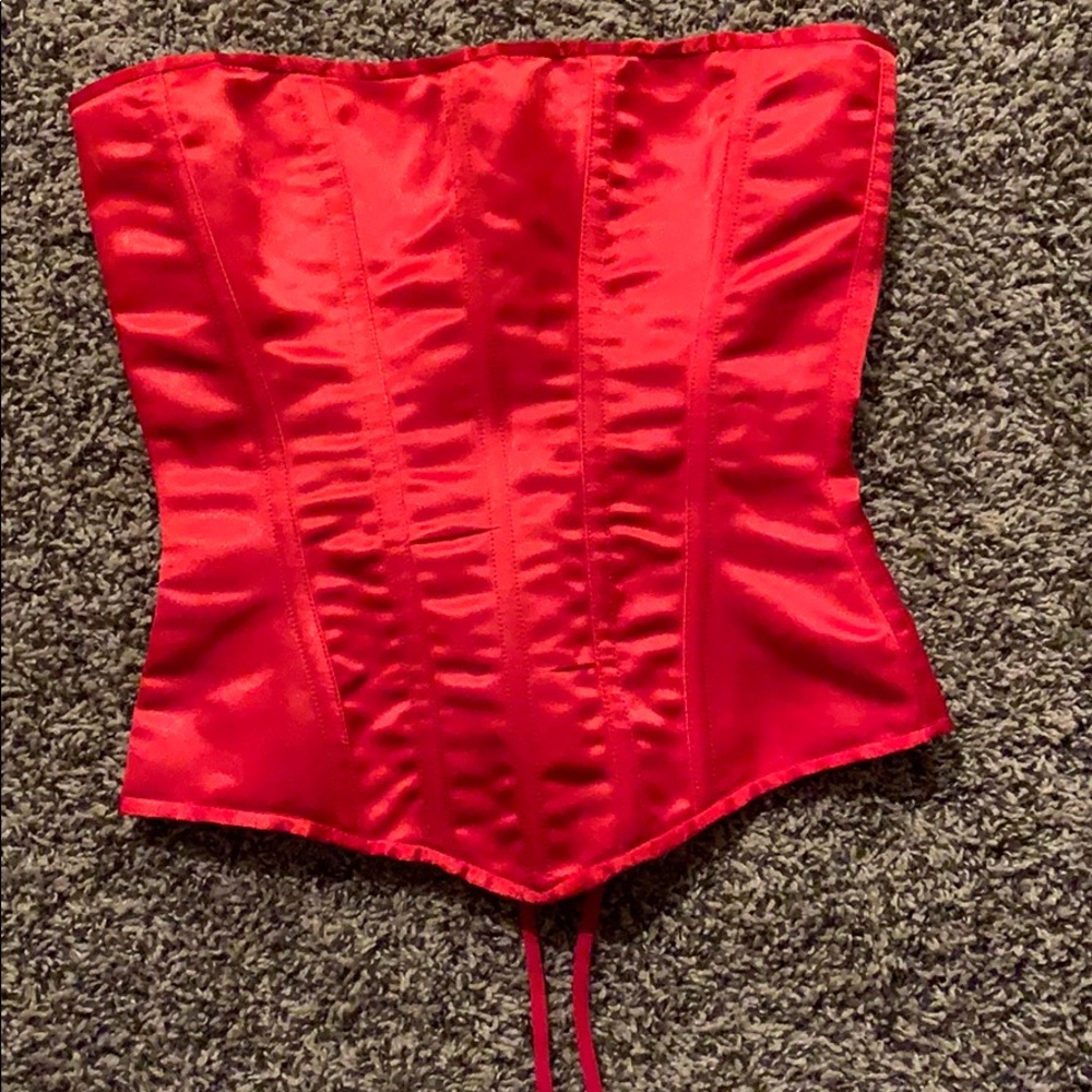 Leg avenue red corset